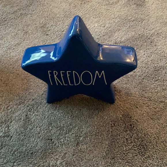 Rae Dunn Blue Star Freedom